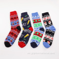 calcetines de Navidad rojos zodiacos